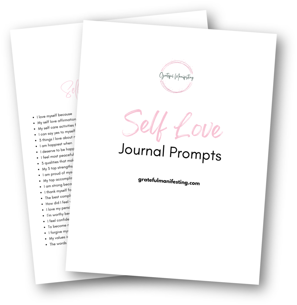 self love journal prompts printable pdf